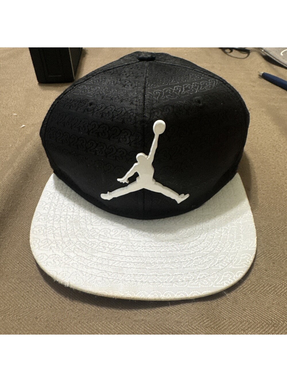 Nike Air Jordan Youth Jumpman Snapback Cap Hat Black YOUTH Adjustable Size